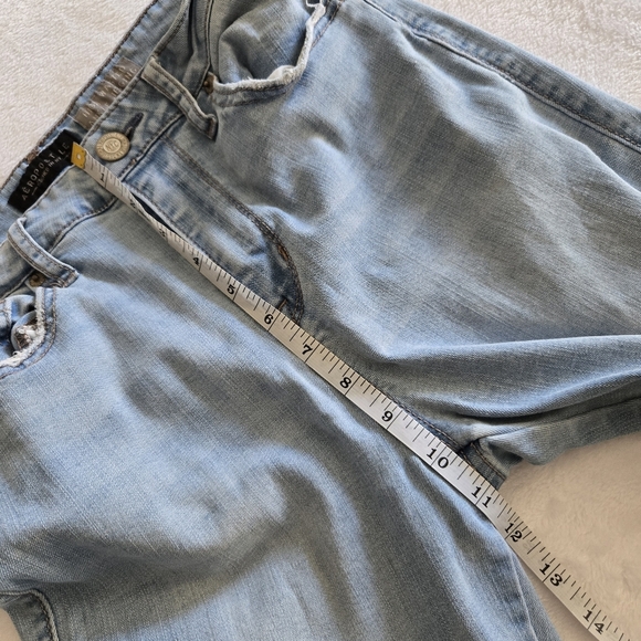 Aeropostle High Waisted Ankle Jeggings Distressed Denim 8 - Picture 15 of 15